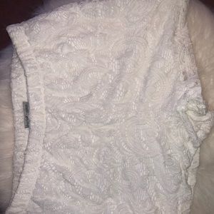 charlotte russe white shorts